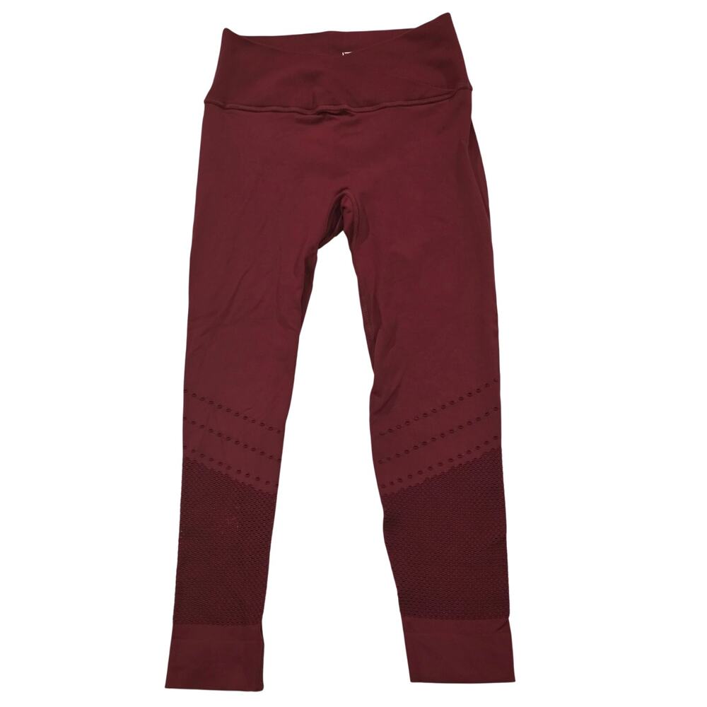 Womens Leggings Maroon Medium
